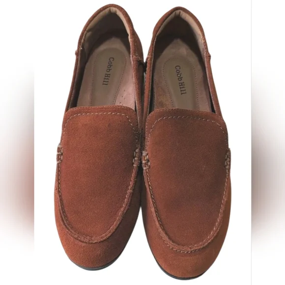 Cobb Hill - NEW Crosbie Moc CI9330 Womens Brown Loafers & Slip Ons Casual Shoes - Picture 2 of 5